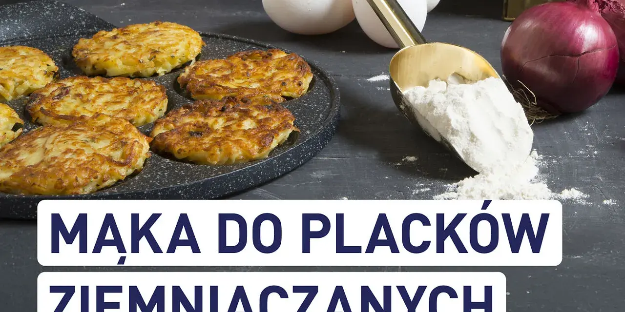 Złociste placki ziemniaczane na patelni, jajka, cebula i mąka. Jaka mąka do placków ziemniaczanych? Odpowiedź wkrótce!