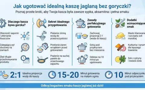 Jak ugotować idealną kaszę jaglaną bez goryczki? Porady dotyczące gotowania kaszy jaglanej, proporcje wody i dodatki.