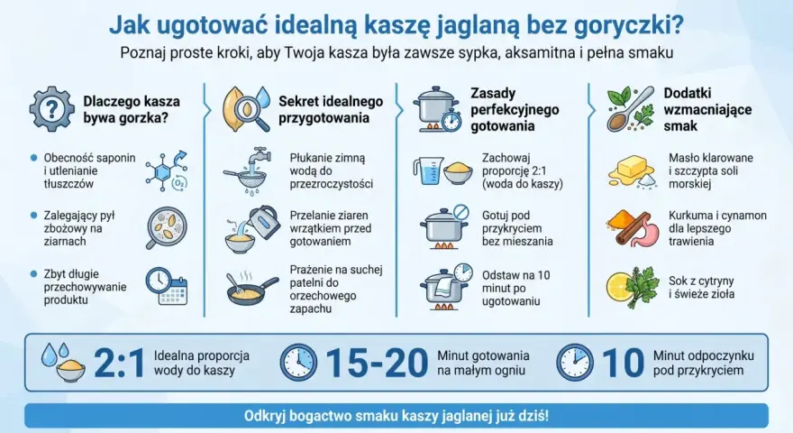 Jak ugotować idealną kaszę jaglaną bez goryczki? Porady dotyczące gotowania kaszy jaglanej, proporcje wody i dodatki.